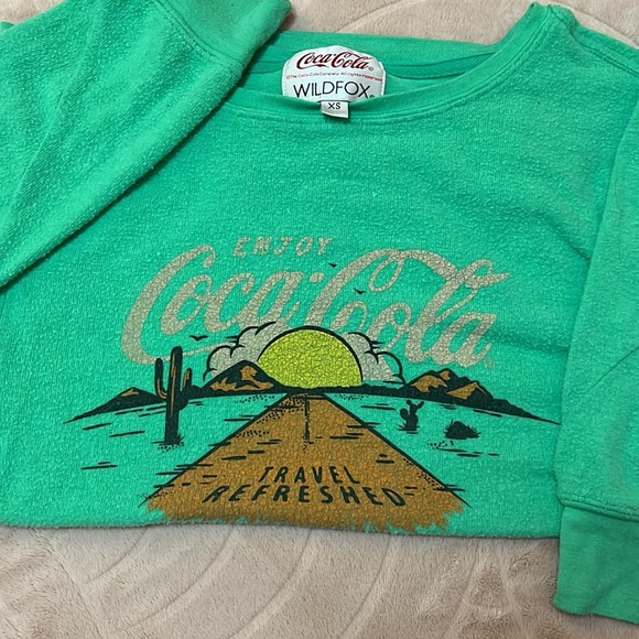 Coca-Cola Wildfox “Travel Refreshed” Baggy Beach Jumper - Picture 4 of 4